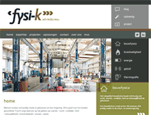 Tablet Screenshot of fysi-k.nl
